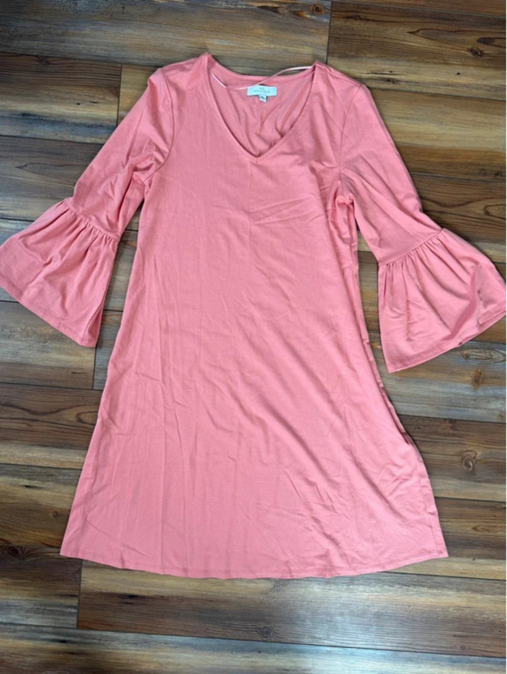 New directions 3/4 bell sleeve dress size medium